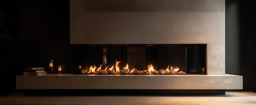 Gas Fireplace Ember Bed Design Services in Easton, Maryland