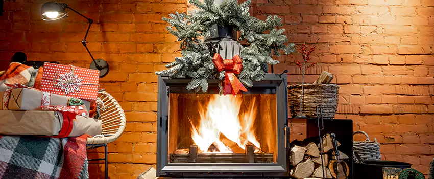 Travis Industries Linear Gas Fireplace Installation in Easton, Maryland