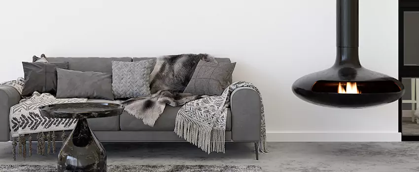 Circular Hanging Fireplace Installation Services in Easton, MD