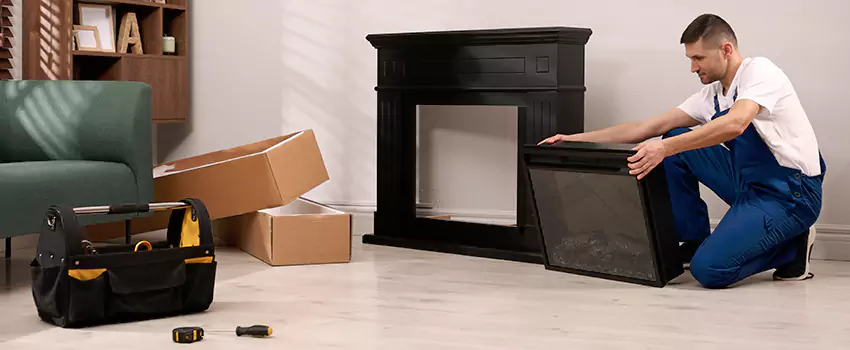 Old Rusted Metal Fireplace Repair And Replacement in Easton, MD